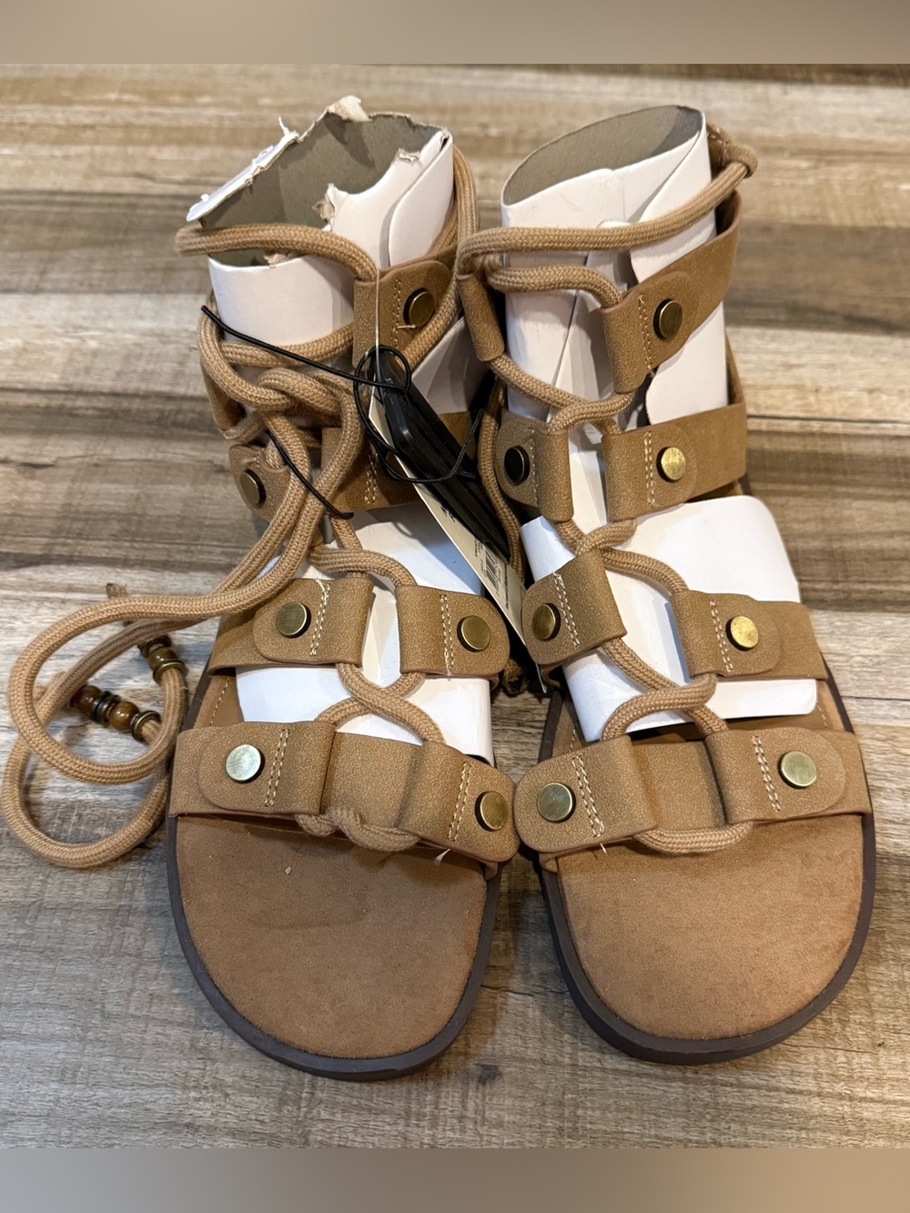 No boundaries gladiator sandals